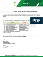 Notice No. 653 KMI 30 Index Recomposition - Dec-22