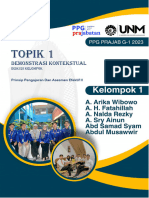 Topik 1 Demonstrasi Kontekstual, Pemetaan Karakteristik Peserta Didik, Asesmen