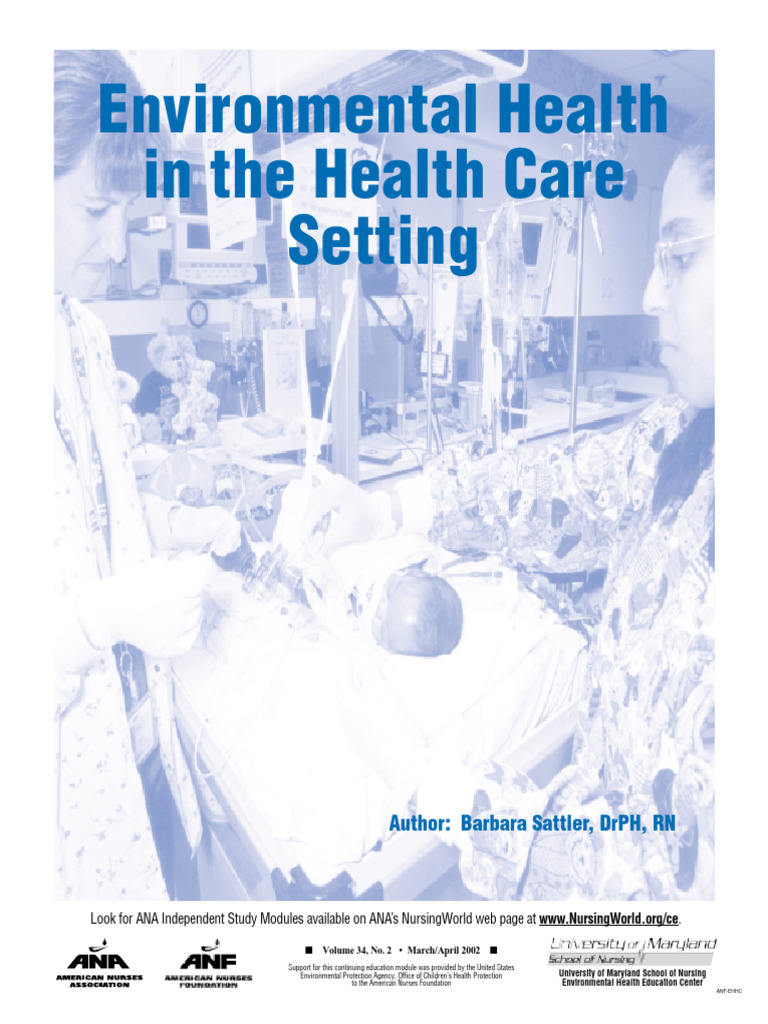 Environmental Health in The Health Care Setting: Author: Barbara ...