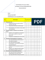 Tabel Penilaian Wawancara Pos 1