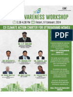 CII Climate Action Charter Awareness Workshop 