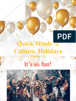 1-5 Quick Minds - 2 Holidays