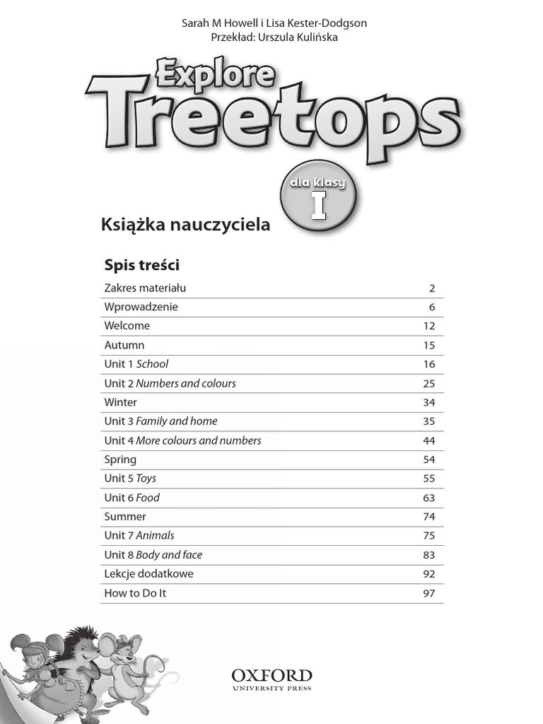 Explore Treetops 1 Teachers Book | PDF