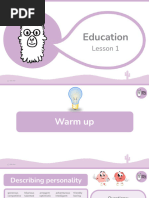 (3 - 1) Education