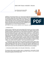 Non-Linear Micro-Model of RC Frames With Infill - Discrete Component Models