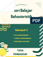 Teori Belajar Behavioristik, Kelompok 3 - X4B