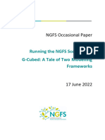 Running The Ngfs Scenarios in G-Cubed A Tale of Two Modelling Frameworks