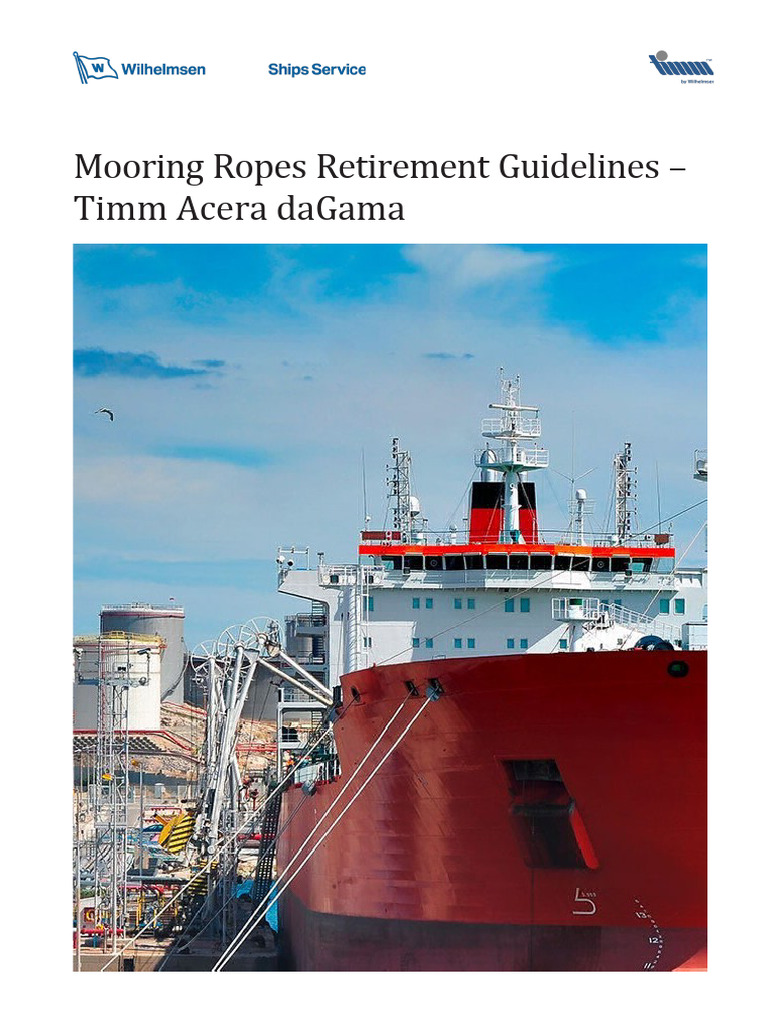 Ropes Retirement Guidelines Acera Dagama 112022 PDF Rope Wear