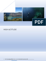 High Altitude and High Pressure (DIVING) M 20232024