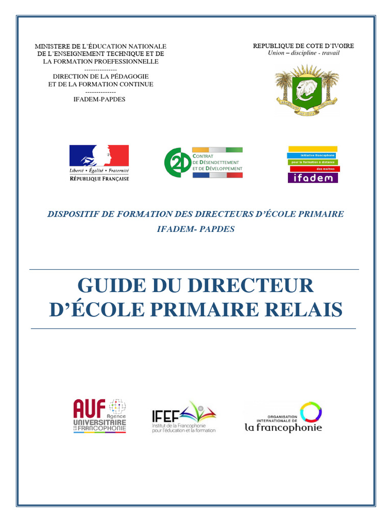 Guide de Formation des Directeurs d'École | PDF