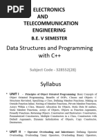 Data Structures and Programming With C++ - U2-2