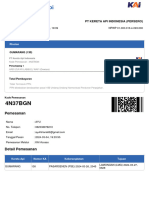 Payment Detail Perjalanan