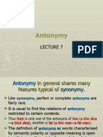 Lec7 Antonymy