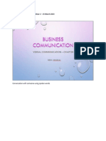 Business Communication Webinar Notes - 25 Mar