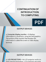 Introduction of Computing CONTINUATION