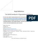 Organizational Resilience Complex, Multisystemic Processes During Periods of Stress - SAGE11ch