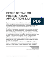 Regle de Taylor PDF