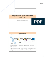 Regulation of Gene Expression - Introduction-Notes - 2024
