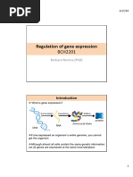 Regulation of Gene Expression - Introduction-Notes - 2024