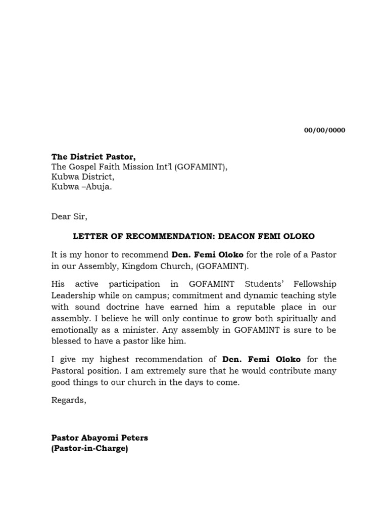 Letter of Deacon Femi Oloko PDF