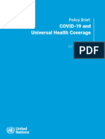 SG Policy Brief On Universal Health Coverage