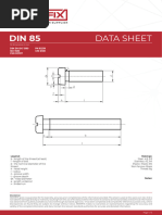 DIN 912 Specifications and Dimensions | PDF | Steel | Screw