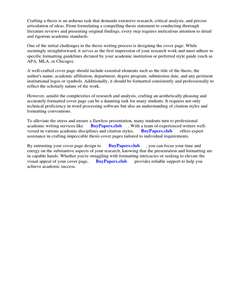 How Should A Research Paper Cover Page Look PDF Essays Academic