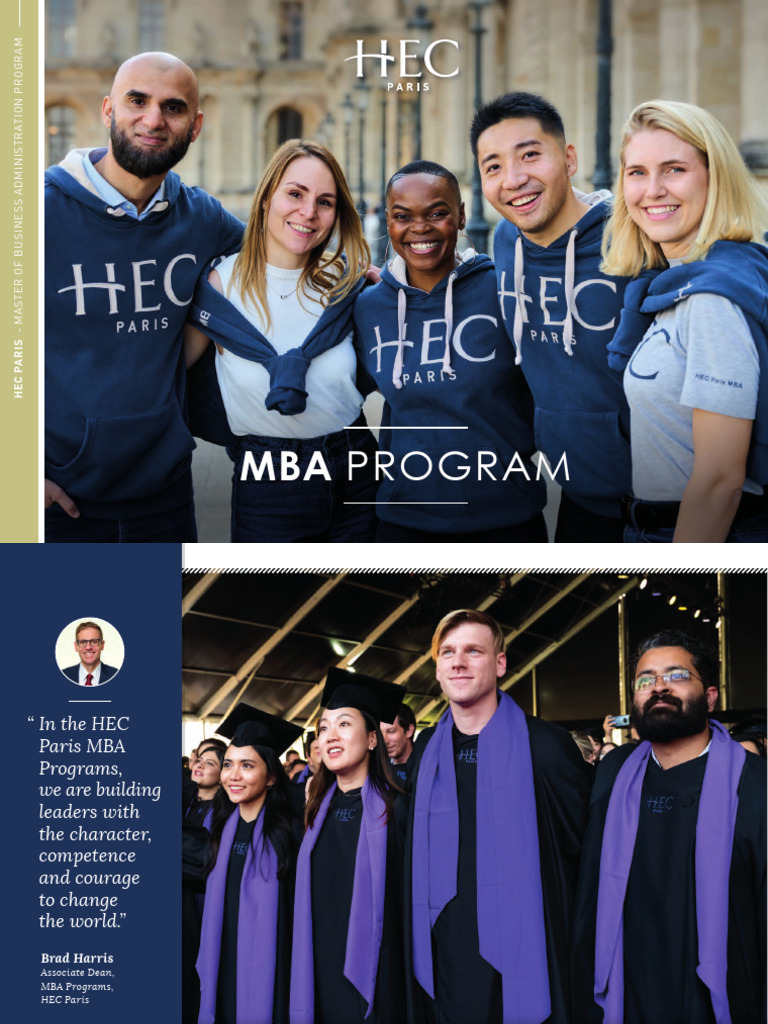 HEC Paris MBA Program Overview | PDF | Master Of Business ...