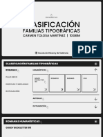 Clasificación - Familias - Tipográficas - Carmen Tolosa Martínez - 1DGBM