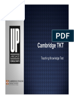 Cambridge TKT Teaching Knowledge Test