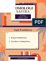 Sosiologi Sastra Kelompok 5