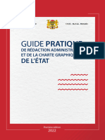 Guide Pratique de Rédaction Administrative Et de de Charte Graphique de L'etat Du Tchad - 230823 - 190003
