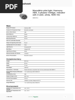 XVB Indicator Bank Specifications | PDF | Components | Power (Physics)