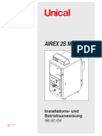 Unical Holzvergaserkessel AIREX Installations-Und Betriebsanweisung