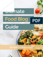 Ultimate Food Blog Guide - Blog With Ben