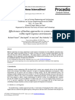 Effectiveness of Kanban Approaches in Systems Engineering Within Rapid Response Environments