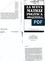 Acuña, Carlos. Politica y Economia en La Argentina de Los 90