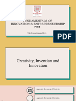 Innovation, Invention & Creativity