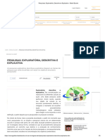 1 - Pesquisas - Exploratória, Descritiva e Explicativa - Brasil Escola