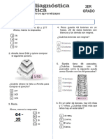 Evaluacion Matematica 3ero