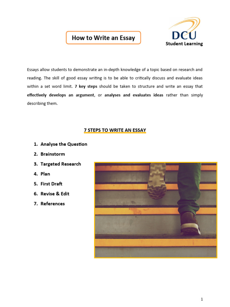 Essay Writing Guide for Students | PDF | Essays | Reason