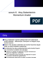 Bölüm 6 Akış Sistemlerinin Momentum Analizi