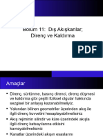 Bölüm 11 Dış Akışkanlar, Direnç Ve Kaldırma