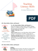 W 3 & 4 Teaching Literacy Skills