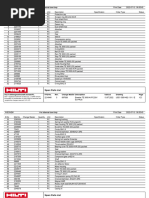 Hilti DD-HD 30 Parts List | PDF | Screw | Manufactured Goods