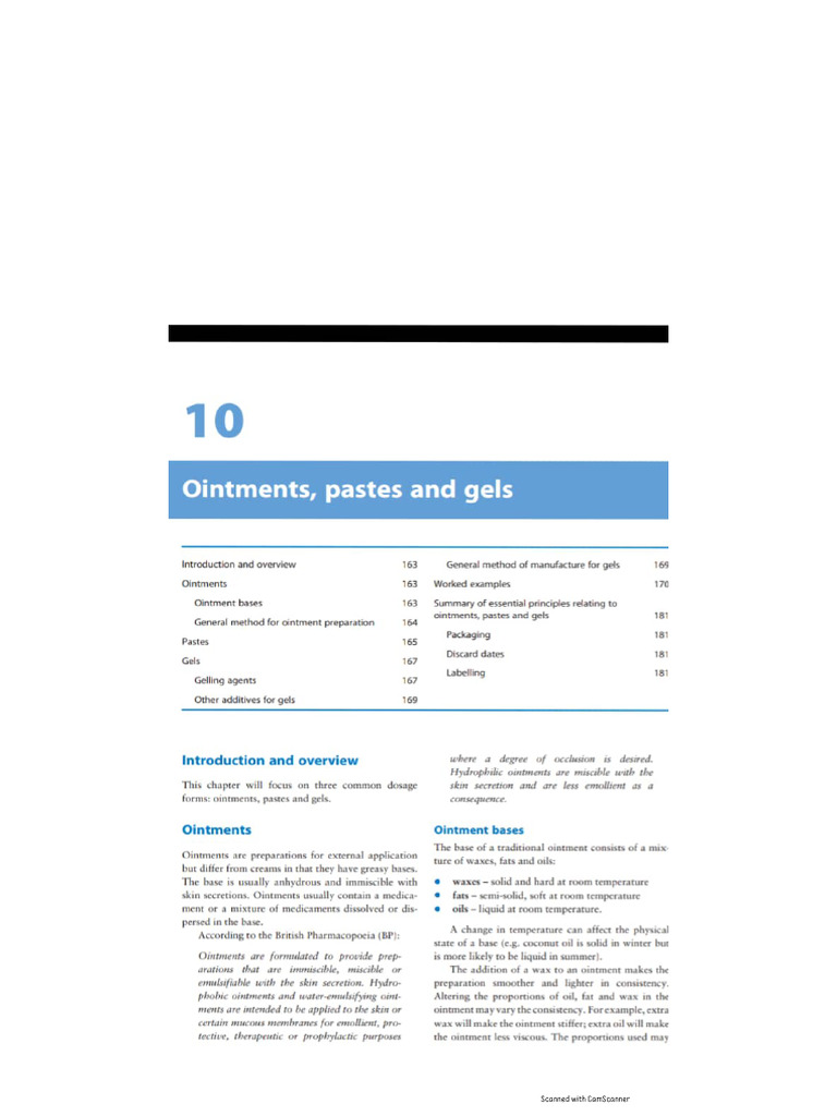 Creams ointments gels and pastes PDF