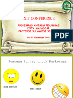 Exit Confrence PKM Antang Perumnas