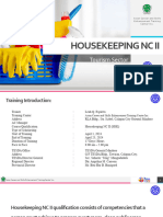 Introduction To Housekeeping