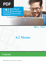 P6 Menus