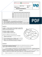 Simulado Matematica - 3º Ano - Ii Und - Samara